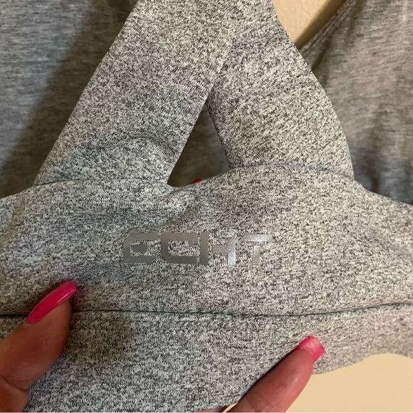 Women's Echt Wild Sports Bra Grey Size L - Picture 6 of 9